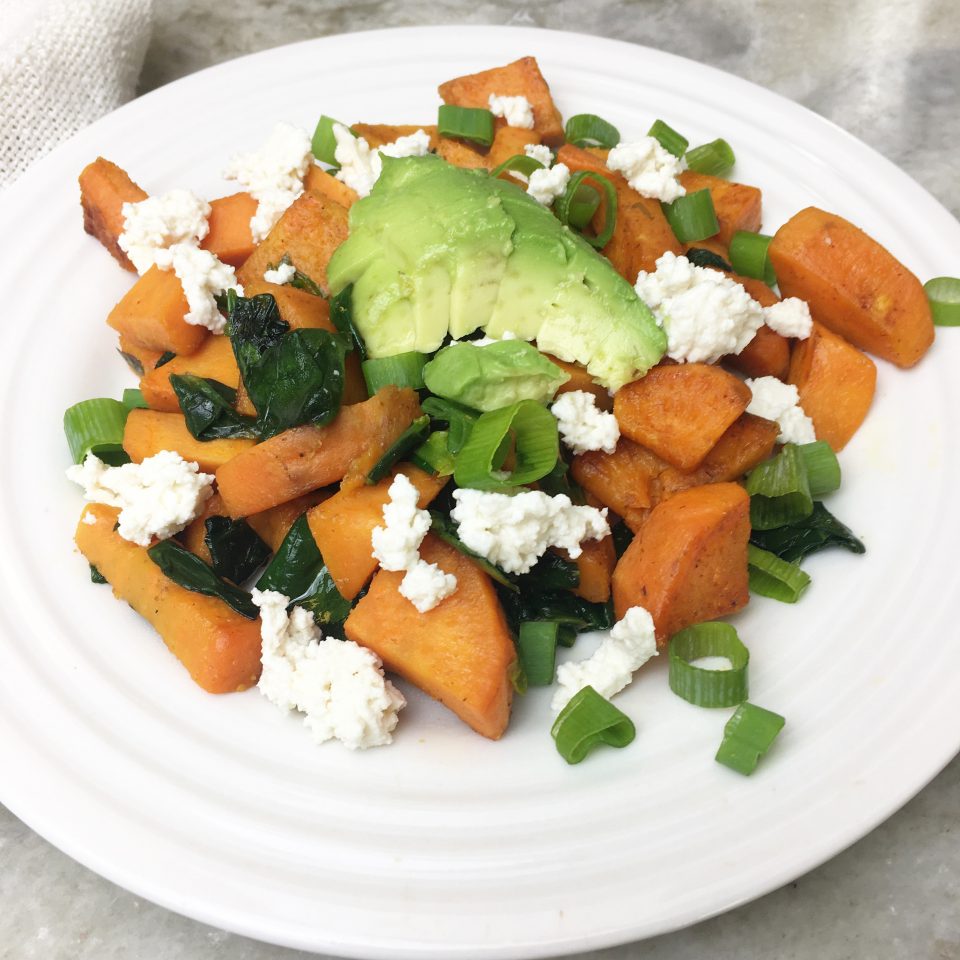 Voila! Breakfast sweet potato hash!