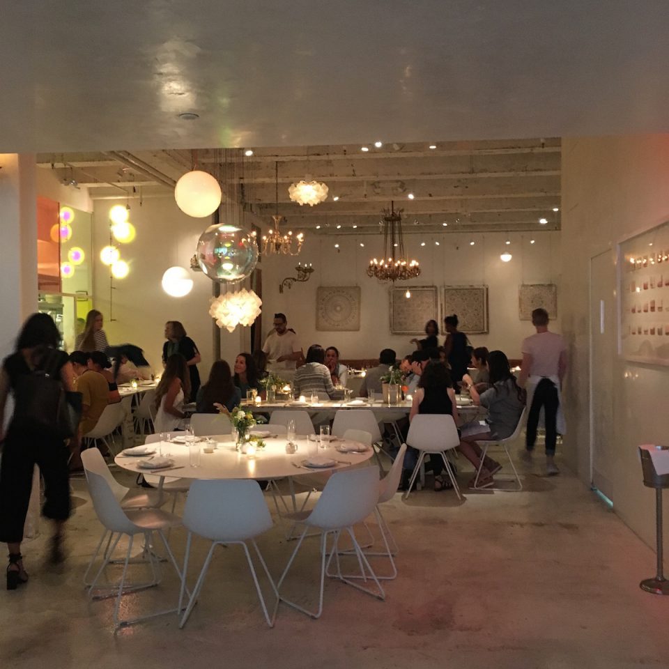 The interior of ABCV is light, airy, and adorable!