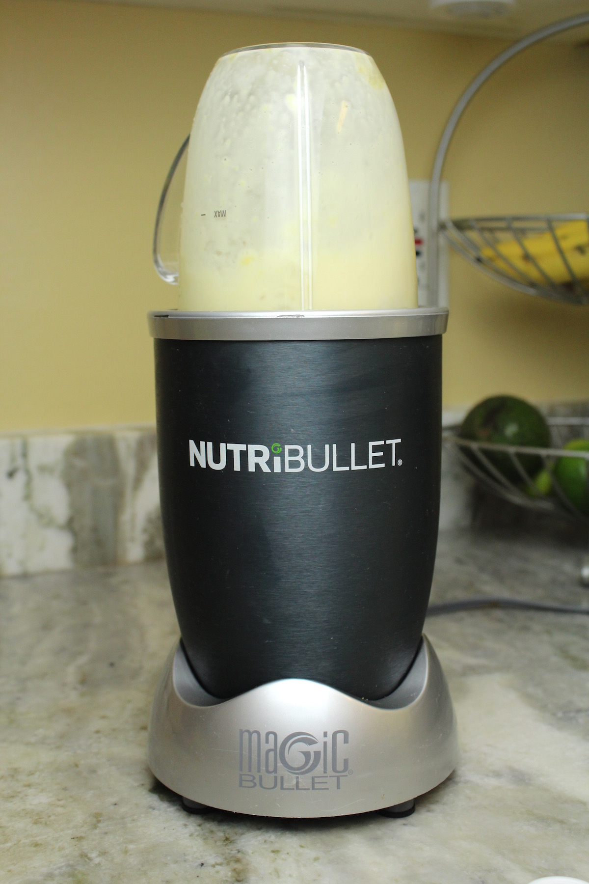 Blend all ingredients in a small blender. 