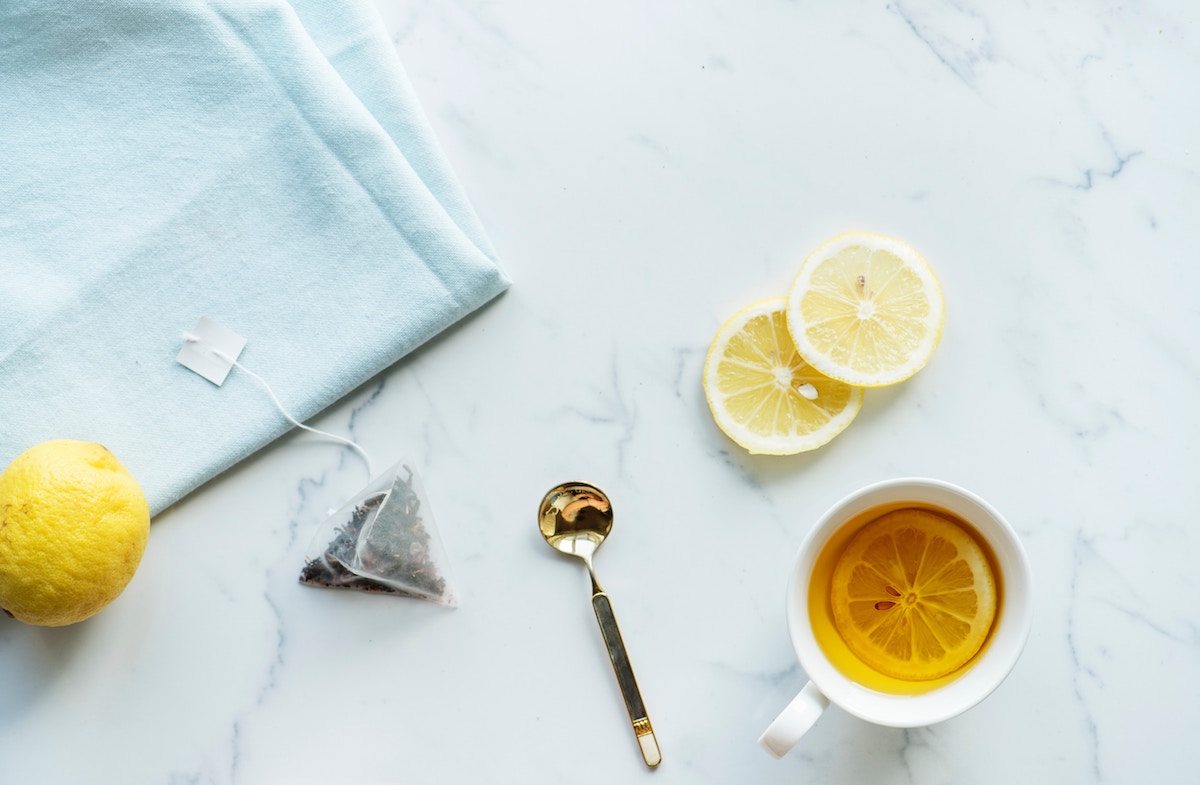 Warm tea made from ginger, lemon, turmeric, or elderberry are always a good idea!