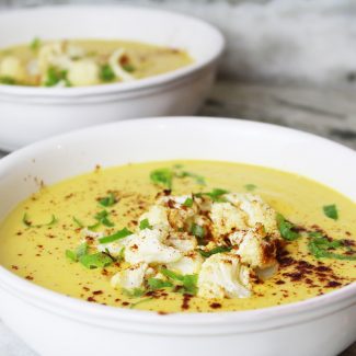 Creamy Roasted Cauliflower Soup