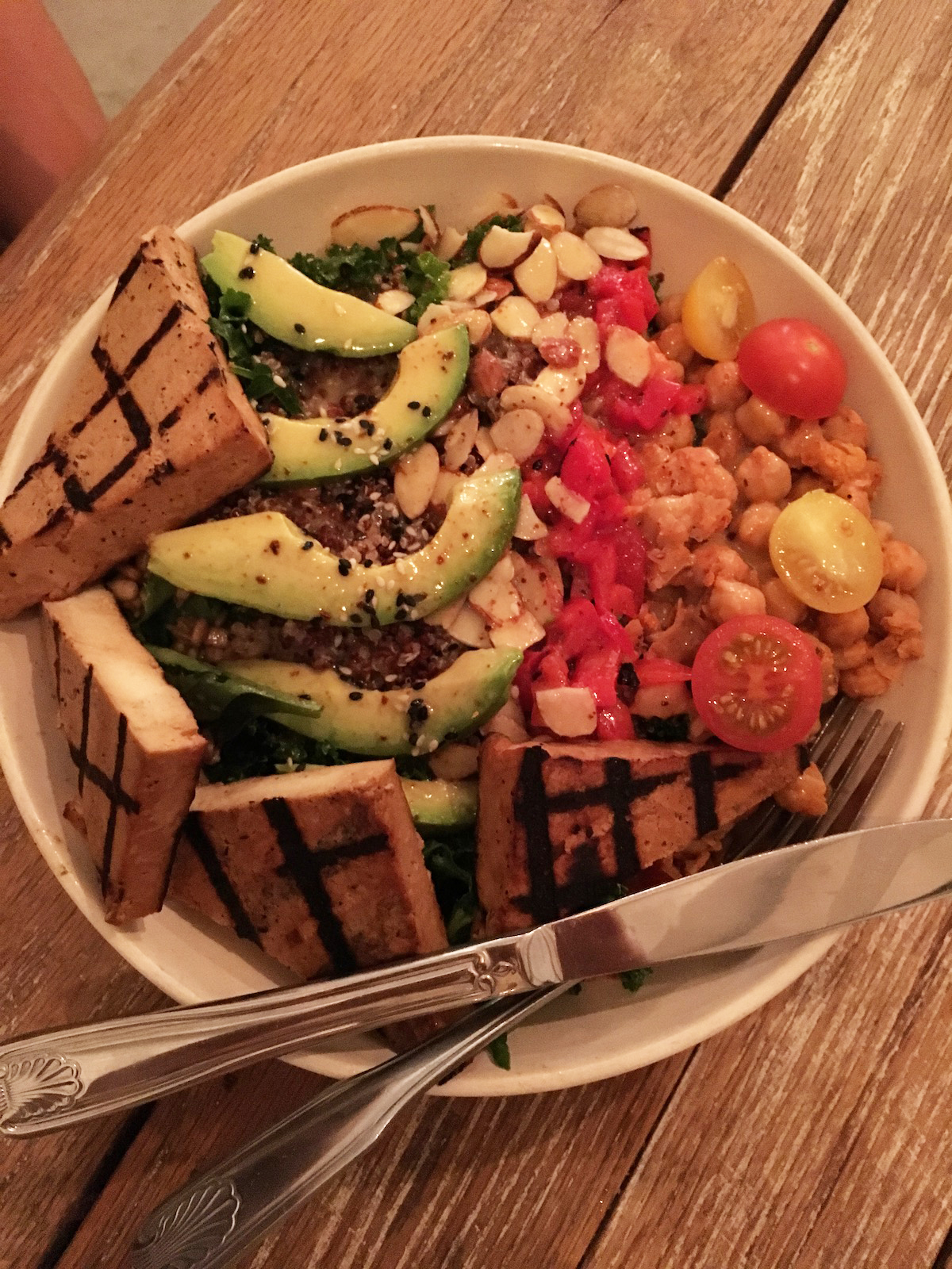 Grilled Tofu Buddha Bowl