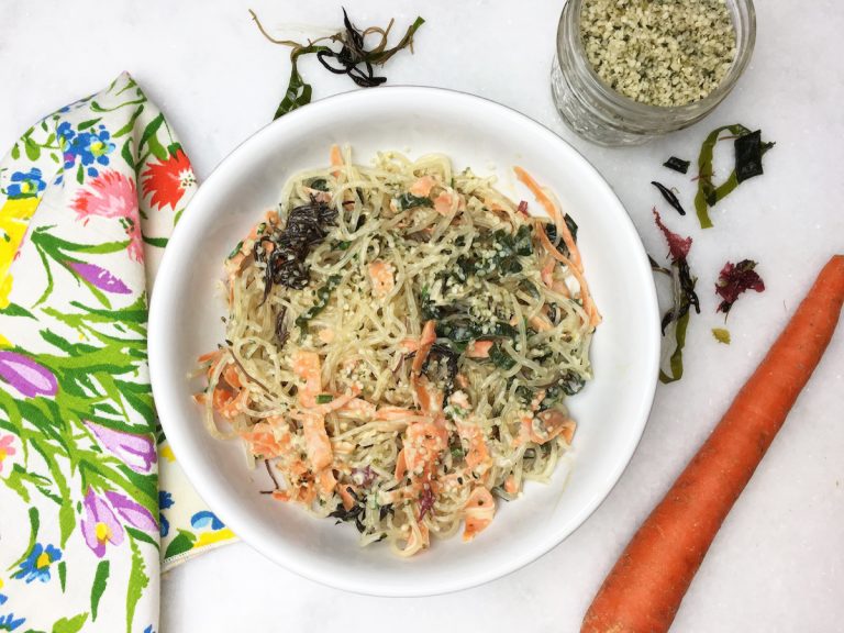 The Benefits of Seaweed + Kelp Noodle Salad Recipe The Refined Hippie