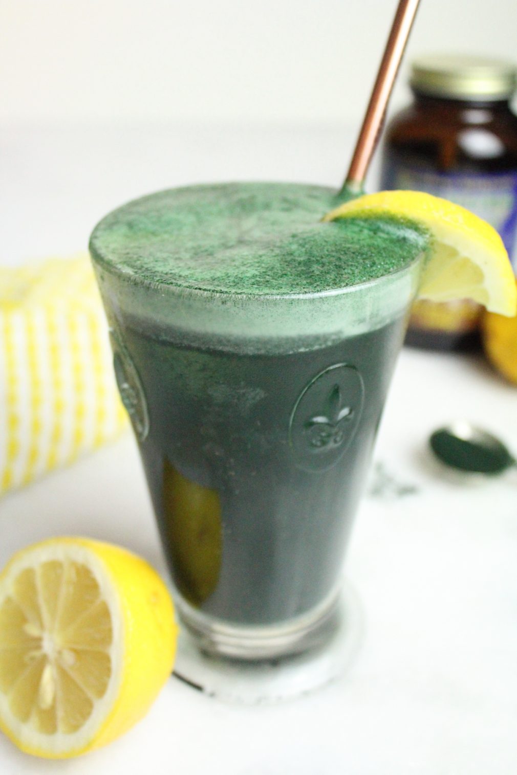 Spirulina Lemonade The Refined Hippie