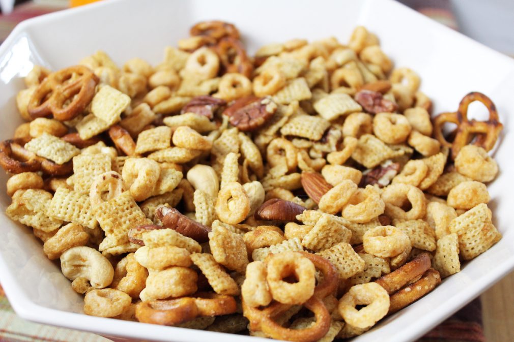 Healthy Chex Mix (vegan and glutenfree) The Refined Hippie