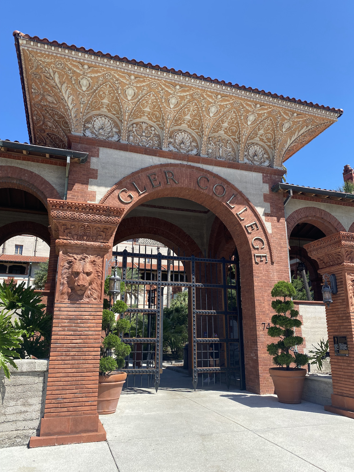 Entrance to the college